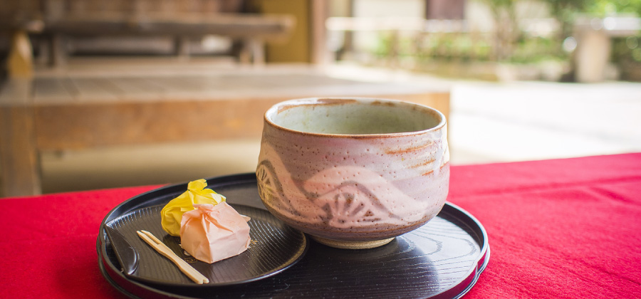 岡山後楽園のお土産は観射亭へ 喫茶 軽食 English